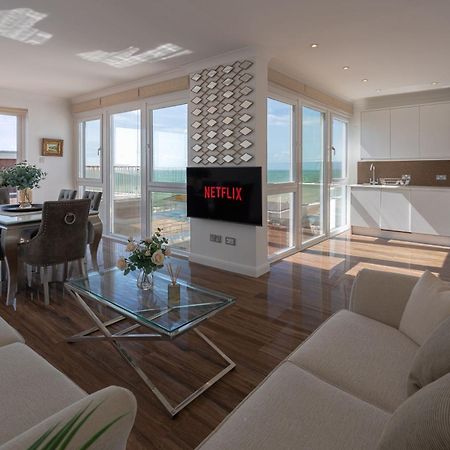 On The Beach Penthouse With Sea View - 3 Bedrooms - Roof Balcony - Spa, Sauna, Gym And Pool - Sleeps 6 Brighton Exterior foto