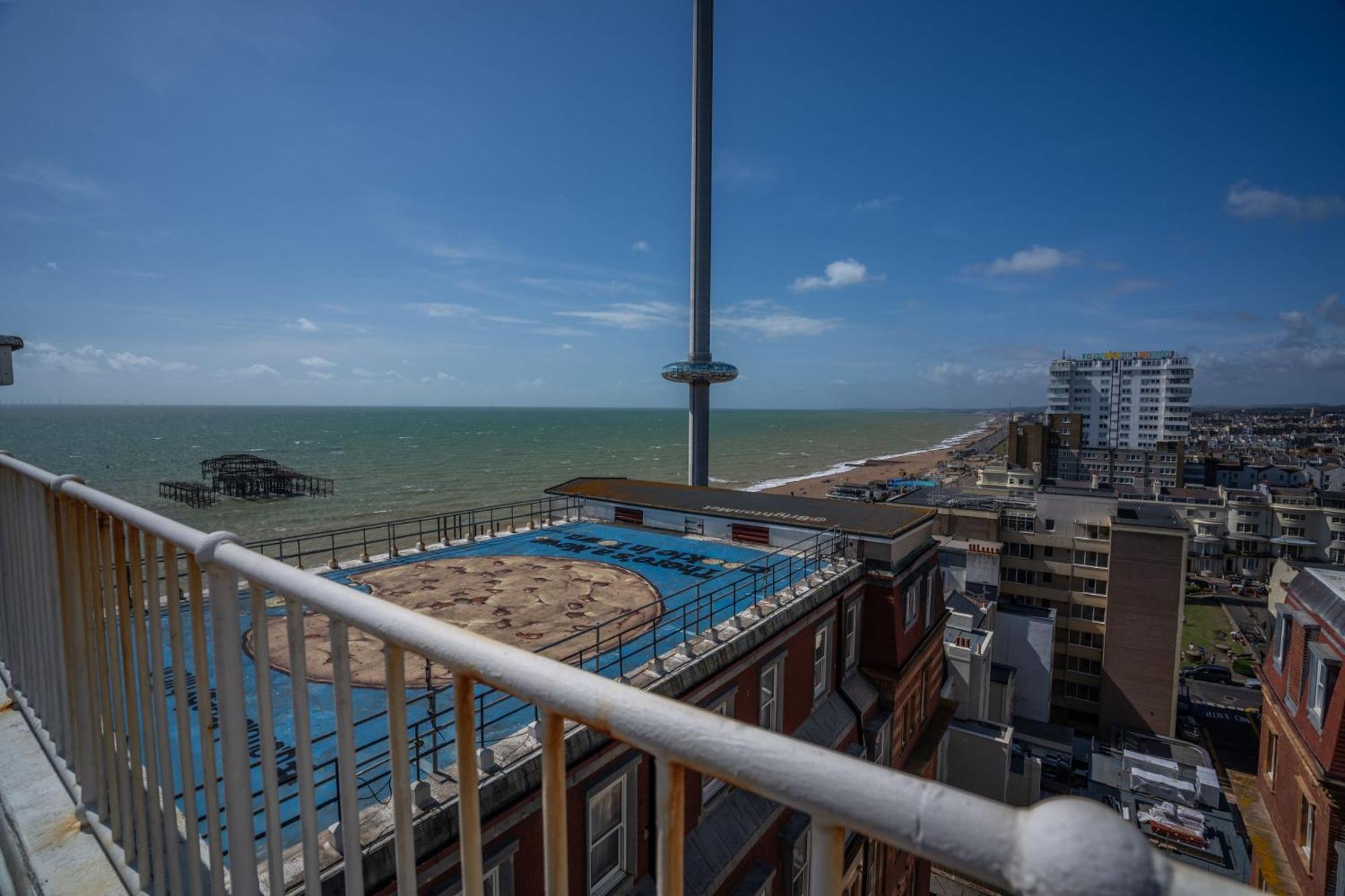 On The Beach Penthouse With Sea View - 3 Bedrooms - Roof Balcony - Spa, Sauna, Gym And Pool - Sleeps 6 Brighton Exterior foto